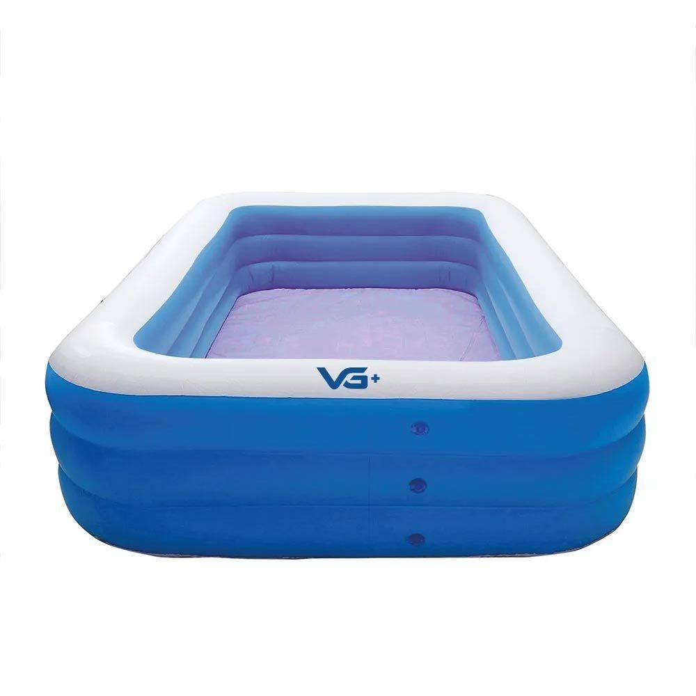Piscina Inflável 1.500 Litros Retangular Pvc 305 X 183 Cm Vg+ - 2