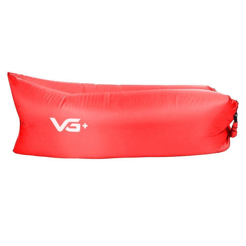 Sofá De Ar Hug Bag Inflável Camping Vermelho Vg+ - 1