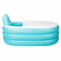 Banheira Inflável Portátil Com Encosto 150l Vg Plus Verde - 3