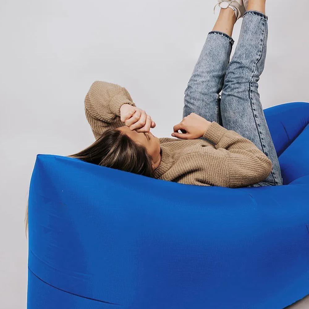 Sofá De Ar Hug Bag Inflável Camping Vg+ - 2