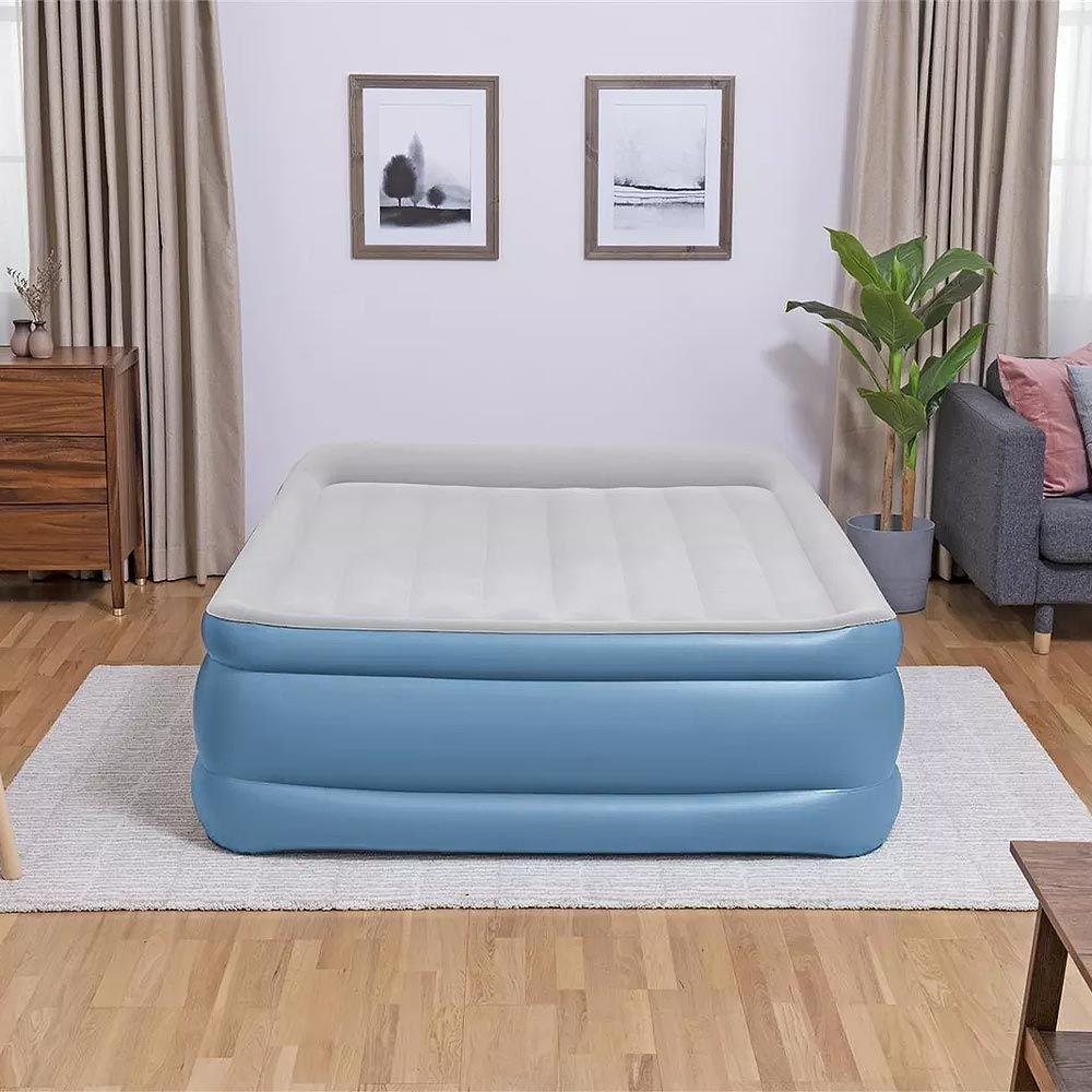 Colchão Inflável Casal Queen Layer Tech Resistente Com Bomba Elétrica Embutida Vg Plus 110v - 2