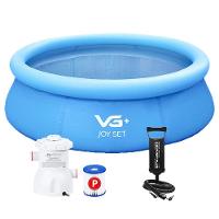 Piscina Inflável Joy Set 4760l Circular 300cm Com Filtro Bomba Vg Plus 220v - 1