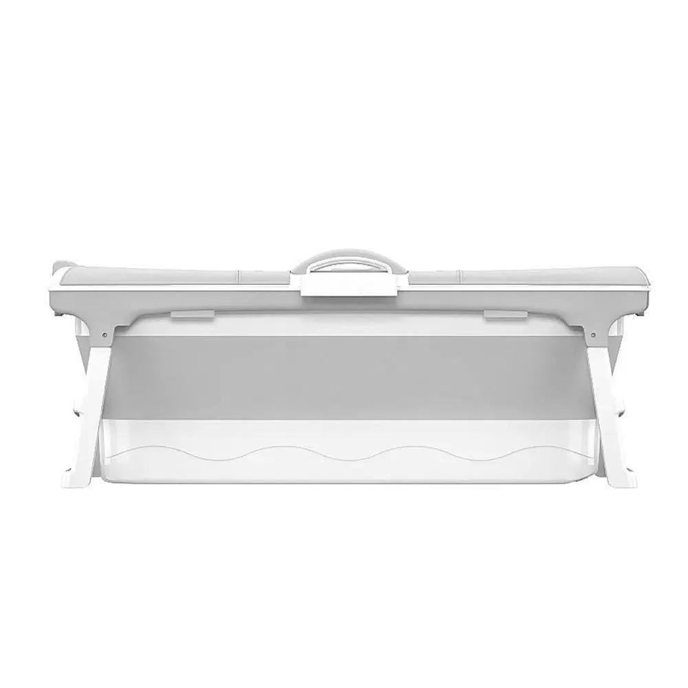 Banheira Ofurô Dobrável Portátil Adulto 117 Cm Cinza Com Suporte Vg Plus - 4
