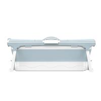 Banheira Ofurô Dobrável Portátil Adulto 117 Cm Azul Com Suporte Vg Plus - 6