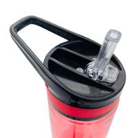 Garrafa Squeeze Aerobic Plástico Com Bico 650ml Academia Vg+ Vermelho - 2