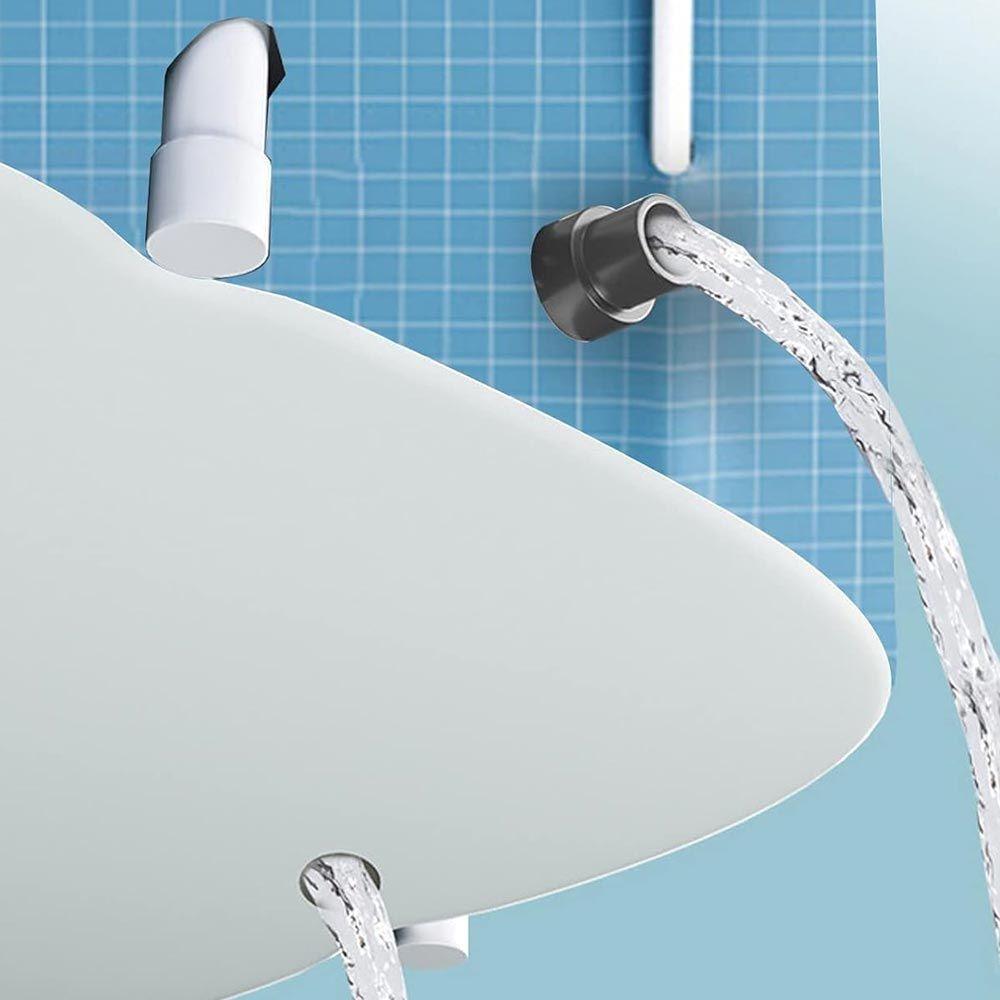 Banheira Dobrável Retangular Com Acessórios Azul Claro Vg Plus - 5