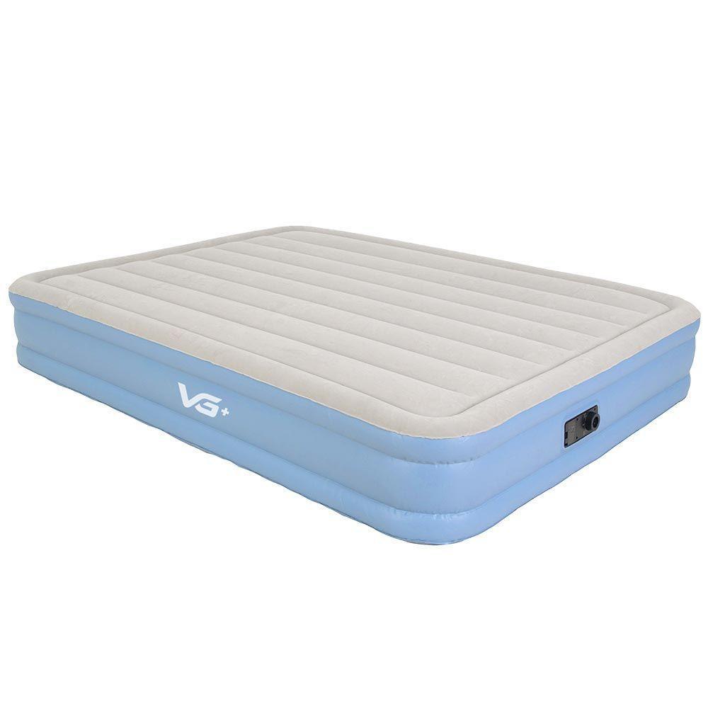 Colchão Inflável Casal Queen Layer Tech Resistente Com Bomba Elétrica Embutida Vg Plus 220v - 1