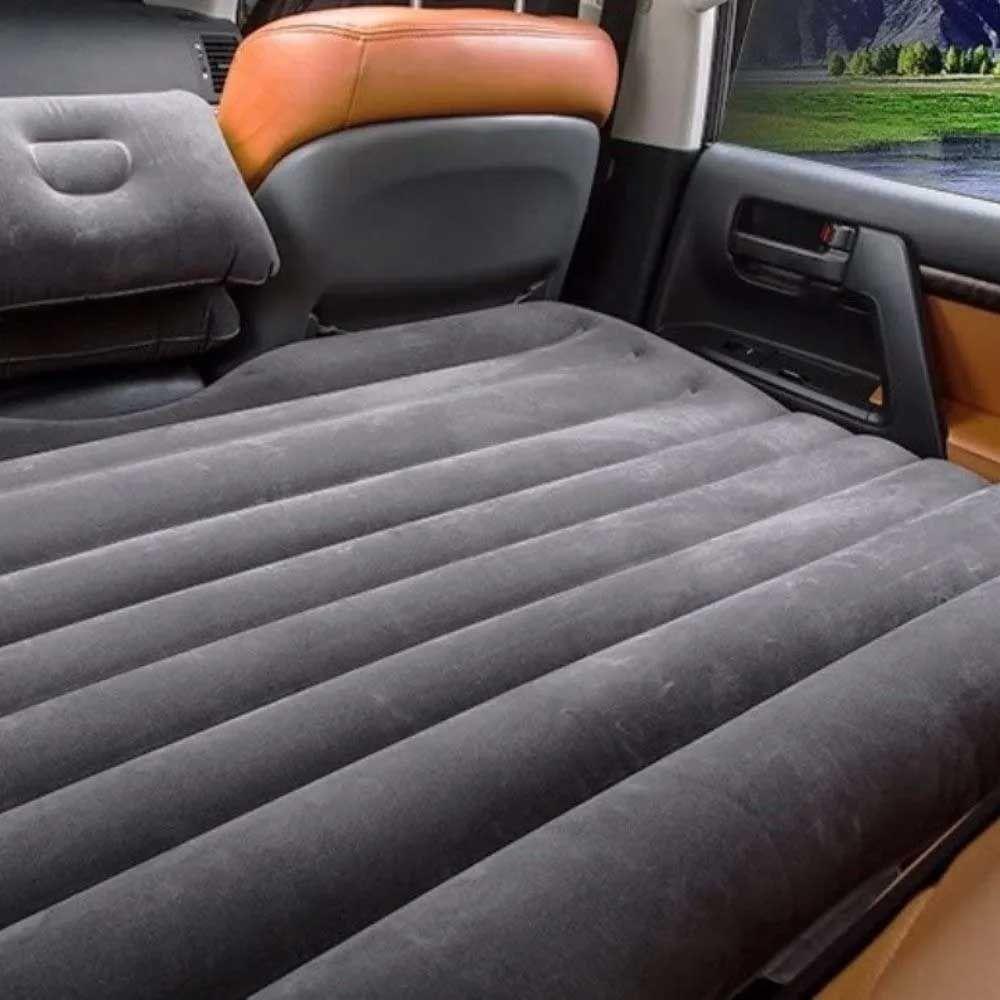 Colchão Cama Inflável Para Carro Com Bomba Elétrica 12v Vg Plus Preto - 3