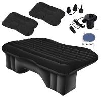 Colchão Cama Inflável Para Carro Com Bomba Elétrica 12v Vg Plus Preto