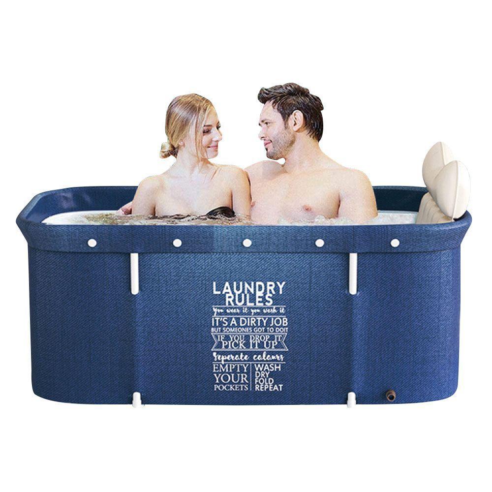 Banheira Dobrável Retangular Com Acessorios Laundry Rules Vg+ - 1