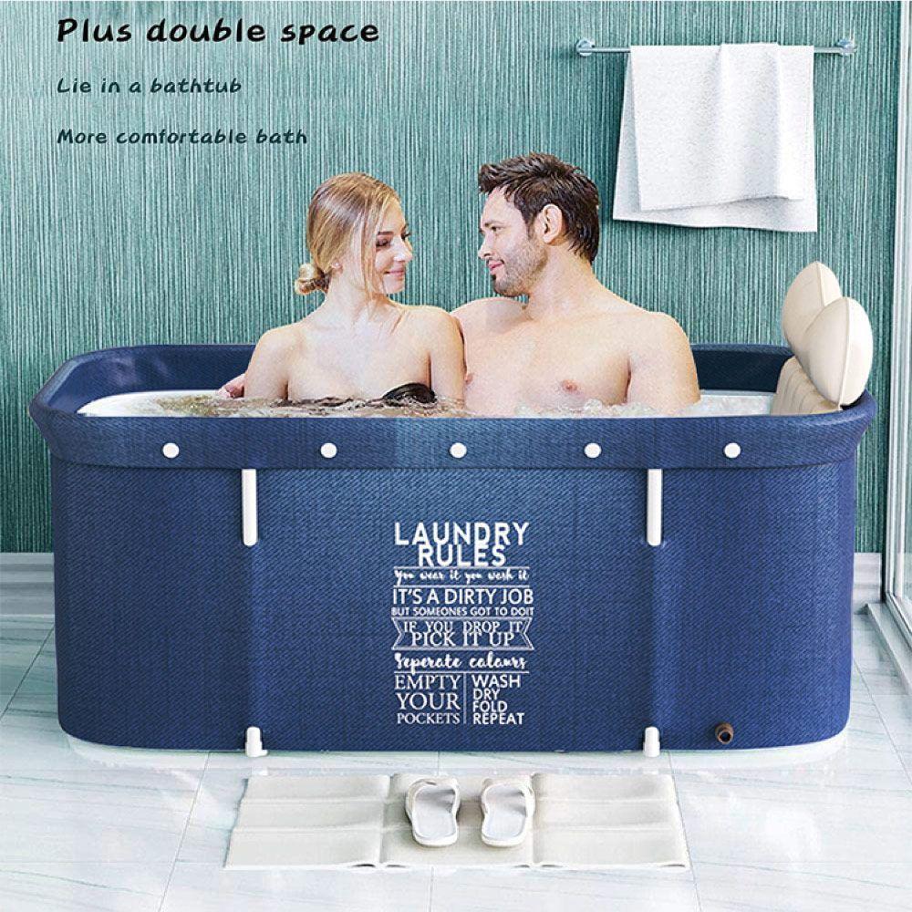 Banheira Dobrável Retangular Com Acessorios Laundry Rules Vg+ - 2