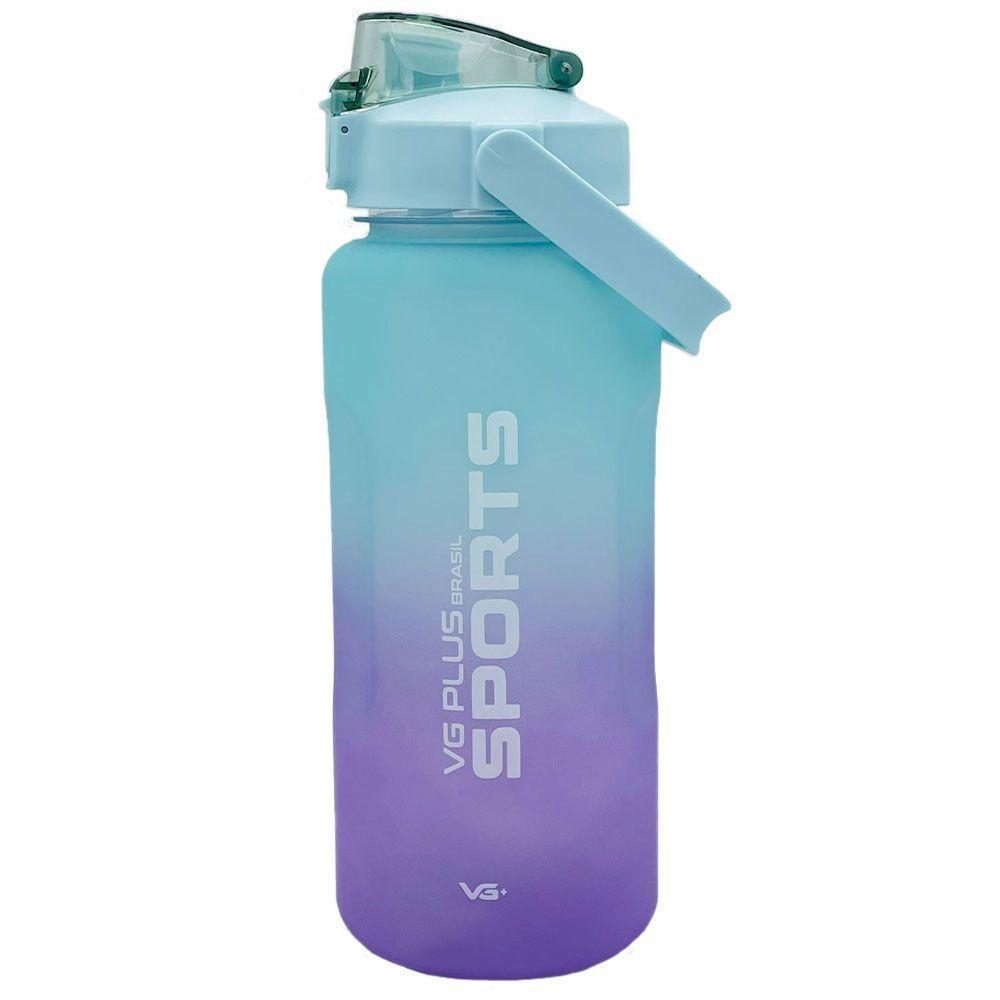 Garrafa Squeeze Galão Plástico Com Bico 2 Litros Academia Vg+ Verde - 1