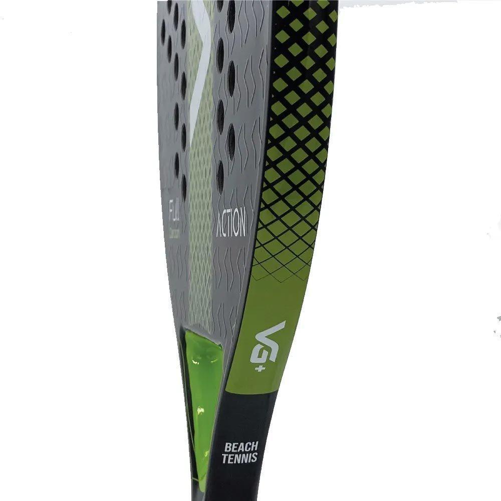 Kit Com 2 Raquetes De Beach Tennis Classic Full Carbon Verde Vg Plus - 3