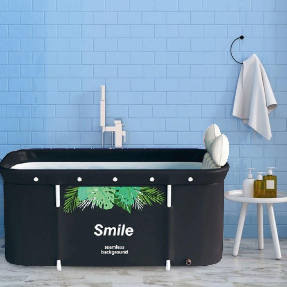 Banheira Dobrável Retangular Com Acessorios Vg+ Smile - 3