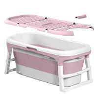 Banheira Ofurô Dobrável Portátil Adulto 128 Cm Vg+ Rosa