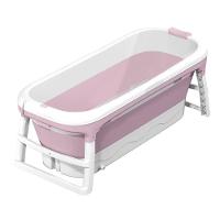 Banheira Ofurô Dobrável Portátil Adulto 128 Cm Vg+ Rosa - 5