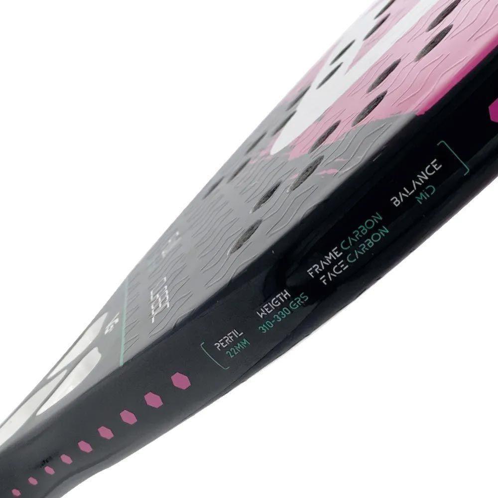 Raquete De Beach Tennis Classic Full Carbon Rosa Vg Plus - 3