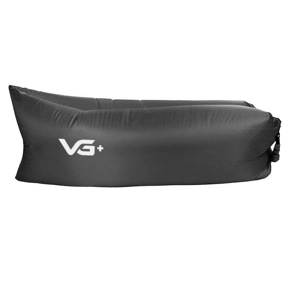 Sofá De Ar Hug Bag Inflável Camping Vg+ Preto - 1