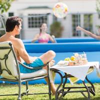 Piscina Inflável Joy Set 2490l Circular 240cm Com Forro Bomba Vg Plus - 3