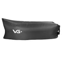 Sofá Puff Air Bag Inflável Para Camping Vg+ Preto - 1