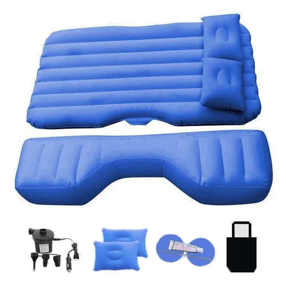 Colchão Cama Inflável Para Carro Com Bomba Elétrica 12v Vg Plus Azul - 5