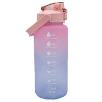 Garrafa Squeeze Galão Plástico Com Bico 2 Litros Academia Vg+ Rosa - 2