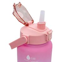 Garrafa Squeeze Galão Plástico Com Bico 2 Litros Academia Vg+ Rosa - 3