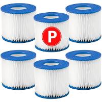 Kit 6 Cartuchos Refil Tipo P Filtrante Bomba Piscina Vg Plus - 1