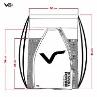 Bolsa De Transporte E Raqueteira Beach Tennis Vg Plus Azul - 5