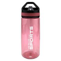 Garrafa Squeeze Aerobic Plástico Com Bico 650ml Academia Vg+ Rosa - 1