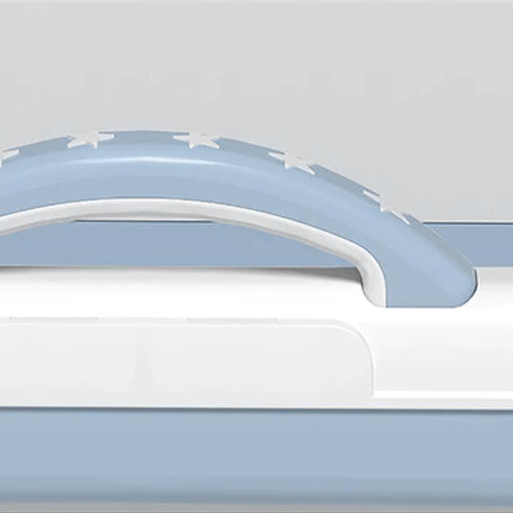 Kit Acessórios Alças Saboneteira Encosto De Cabeça Banheira 148 Cm Vg+ Azul - 3