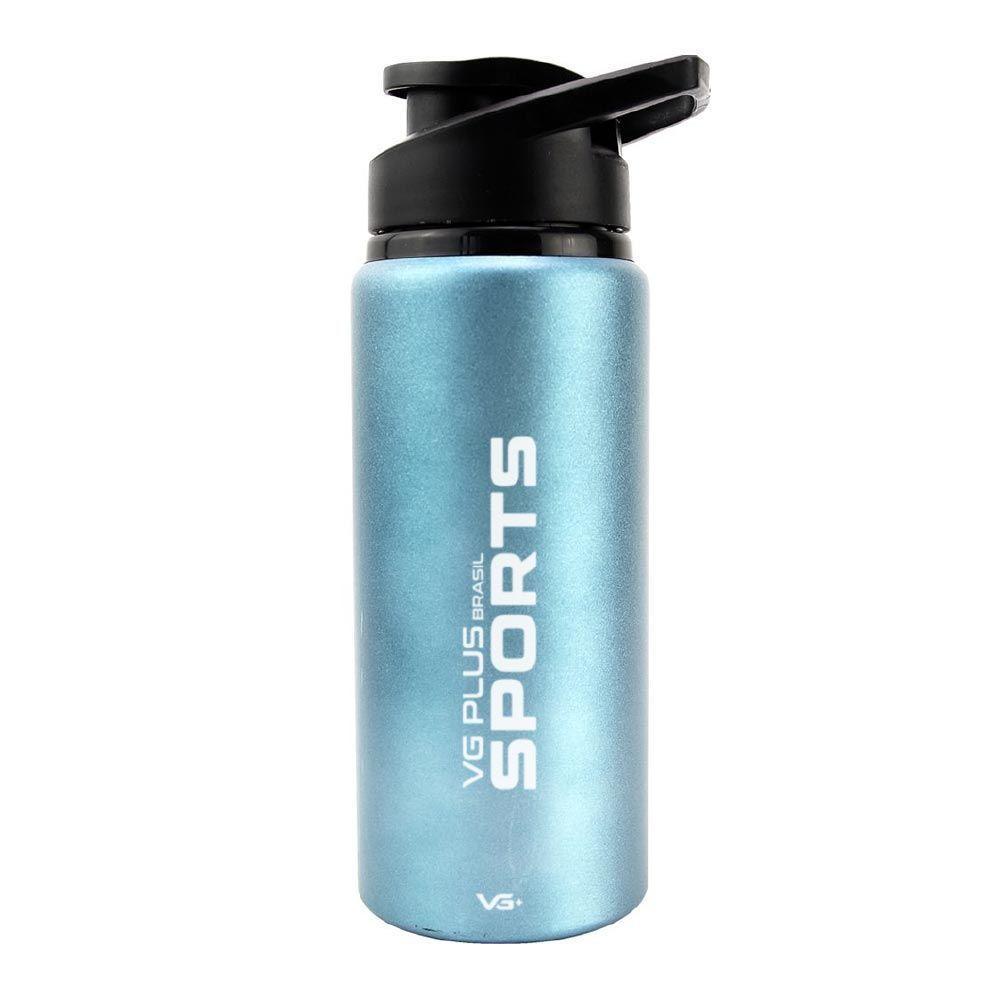 Garrafa Squeeze Alumínio Brilhante Com Trava 600ml Academia Vg+ Verde - 1