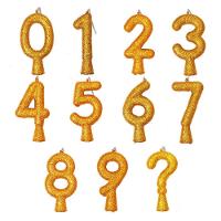 Vela De Aniversário Puro Glitter Dourada Modelo 1 - 1