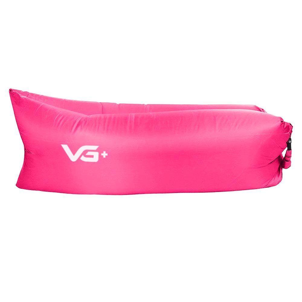 Sofá De Ar Hug Bag Inflável Camping Vg+ Rosa - 1