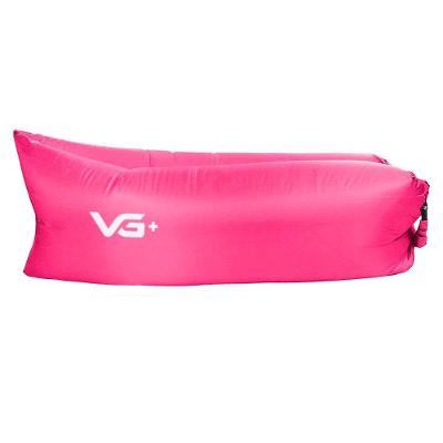 Sofá De Ar Hug Bag Inflável Camping Vg+ Rosa