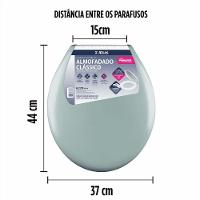 Assento Almofadado Convencional Cinza Atlas - 8