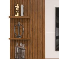 Painel Suspenso Tv 60 Pol 190 Cm Bento Freijó Off White Dj Móveis Freijo Off White - 5