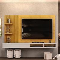 Painel Suspenso Tv 60 Pol 190 Cm Bento Cedro Bali Dj Móveis Cedro Bali - 2