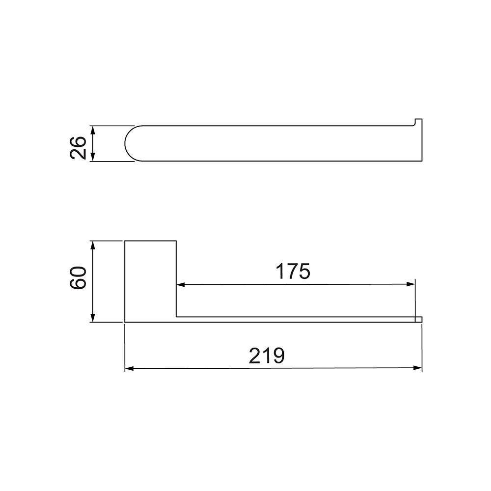 Toalheiro Barra Rosto Lorenzetti Loren Trend 2045 C87 Cromado - 2
