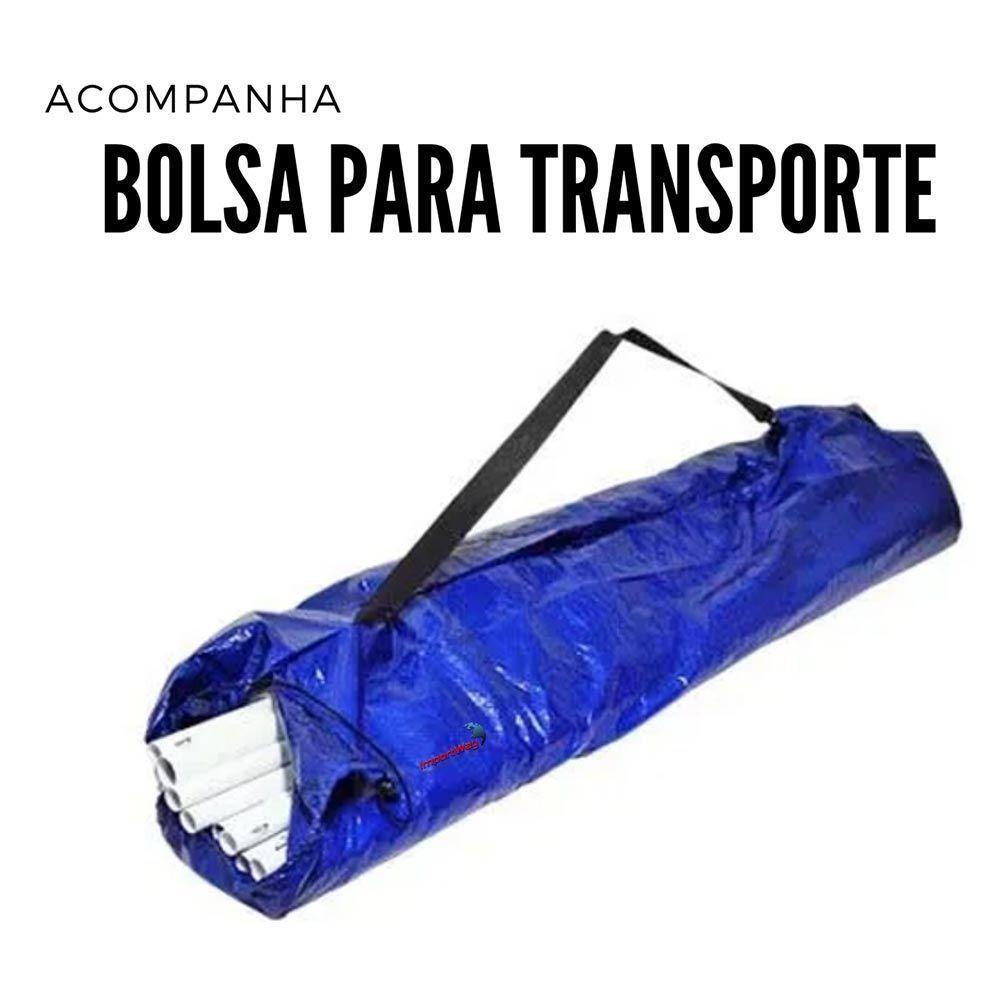 Tenda Gazebo Montavel Base E Topo 3x3 Azul Importway - 6