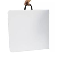 Mesa Camping Dobrável Vira Maleta 61cm X 127cm Com Alça 4 Pessoas Importway - 3