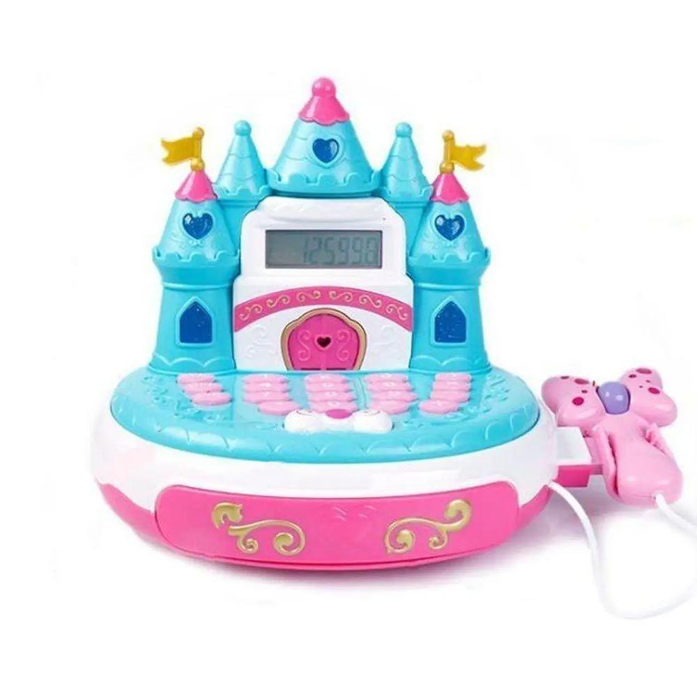 Brinquedo Caixa Registradora Infantil Castelo Azul Fenix - 1