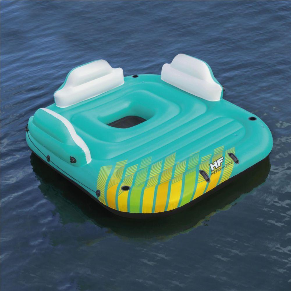 Bóia Ilha Inflável Sunny Lounge Com Cobertura Bestway 43407 - 5