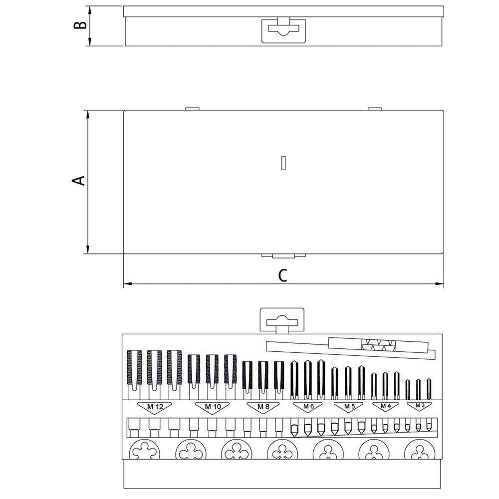 Jogo De Machos E Cossinetes 32 Peças Tramontina Pro Tramontina - 2