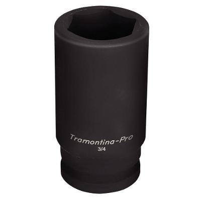 Soquete De Impacto Sextavado Longo Em Aço Cromo Molibdênio 38 Mm - Encaixe 3/4'' Pro
