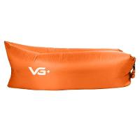 Sofá De Ar Hug Bag Inflável Camping Laranja Vg+ - 1