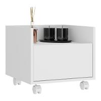 Gabinete Armário Banheiro 40 Cm Com Rodízios Multimóveis Mp5035 Branco - 10