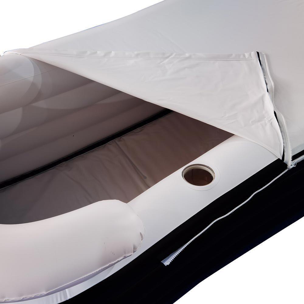 Banheira Ofurô Inflável Adulto Dobrável 120l Com Bomba Elétrica Bivolt Vg Plus Preta - 5