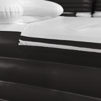 Banheira Ofurô Inflável Adulto Dobrável 120l Com Bomba Elétrica Bivolt Vg Plus Preta