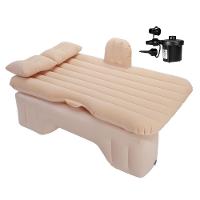 Colchão Cama Inflável Para Carro Com Bomba Elétrica 12v Vg Plus Bege - 1